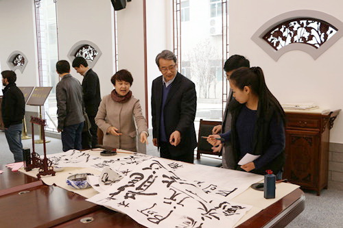 国家留学基金委副秘书长曹士海一行视察指导我校留学生工作