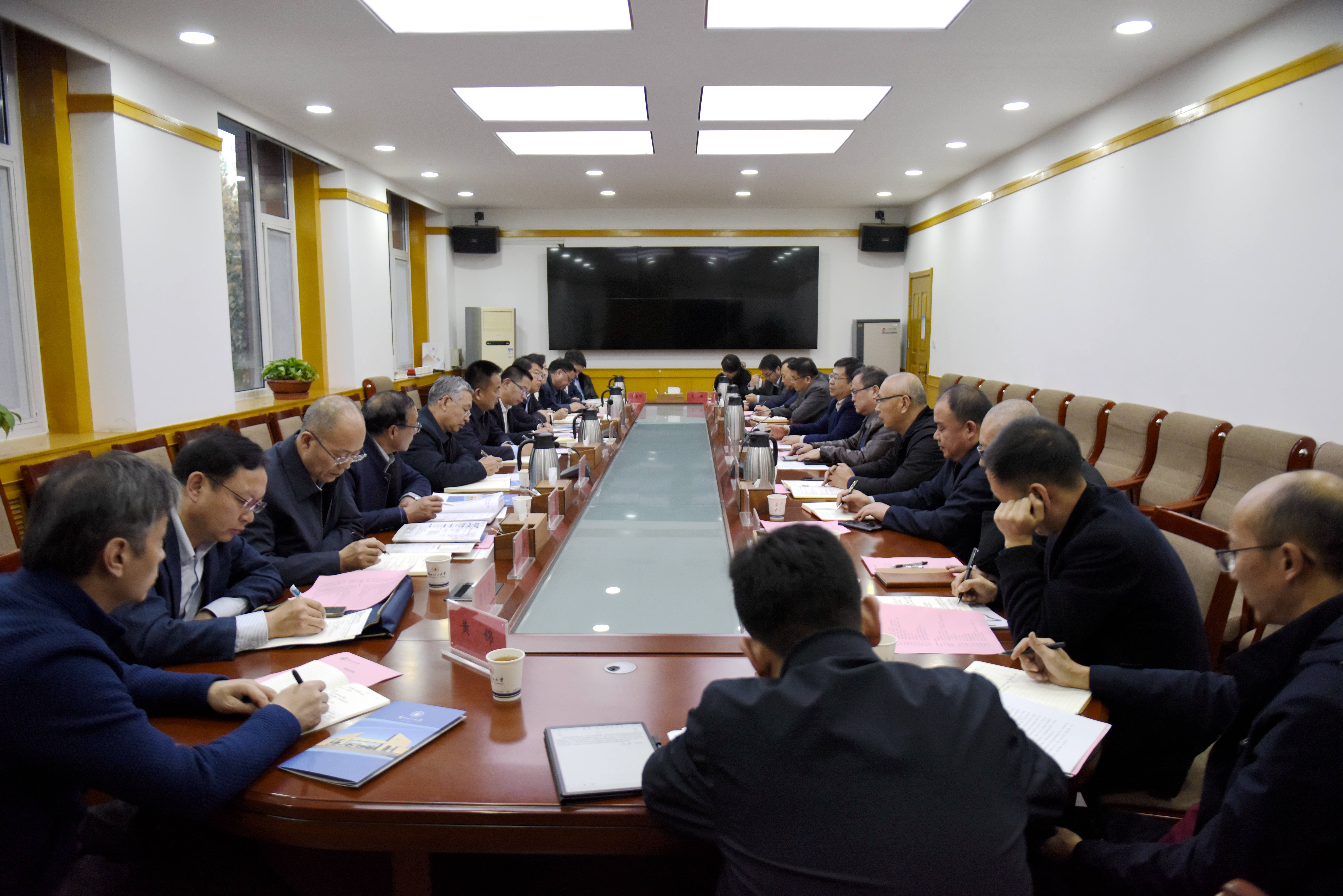 河西学院领导一行来我校调研座谈