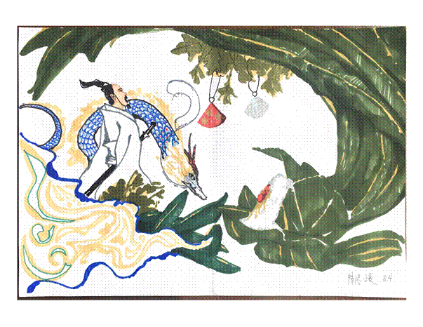 端午手抄报及绘画作品_11